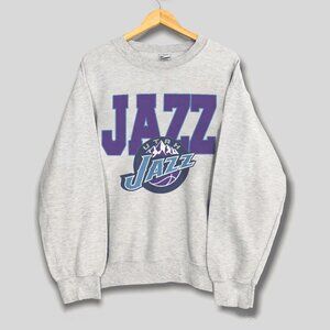 Vintage Utah Jazz Basketball Sweatshirt Retro 90s NBA Utah Jazz Unisex Shirt Tee